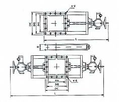 QTLY-0.1氣動推桿平板閘閥